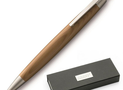 Ручка шариковая Lamy 2000 цвет чернил черный цвет корпуса светло-коричневый (артикул производителя 4029644)